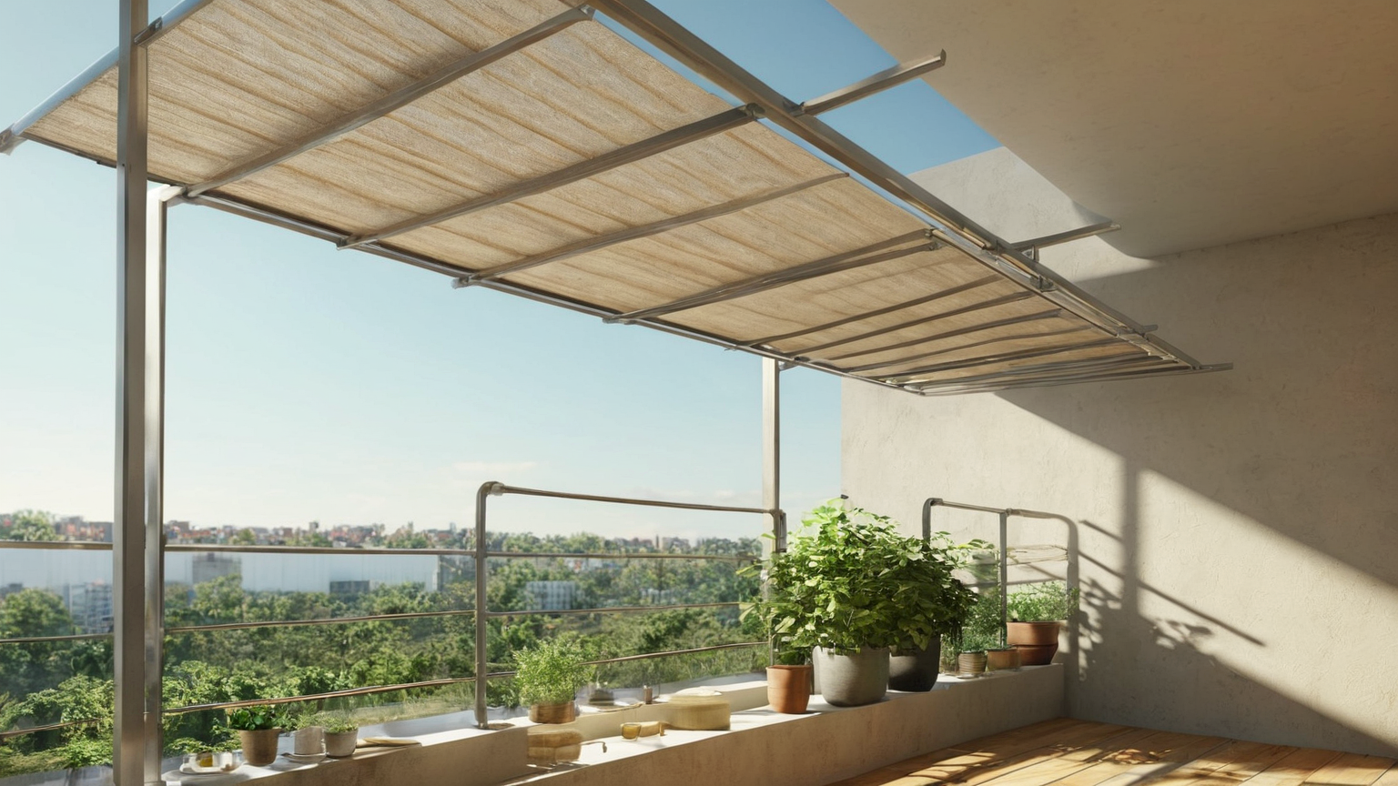 Clear indoor transition path