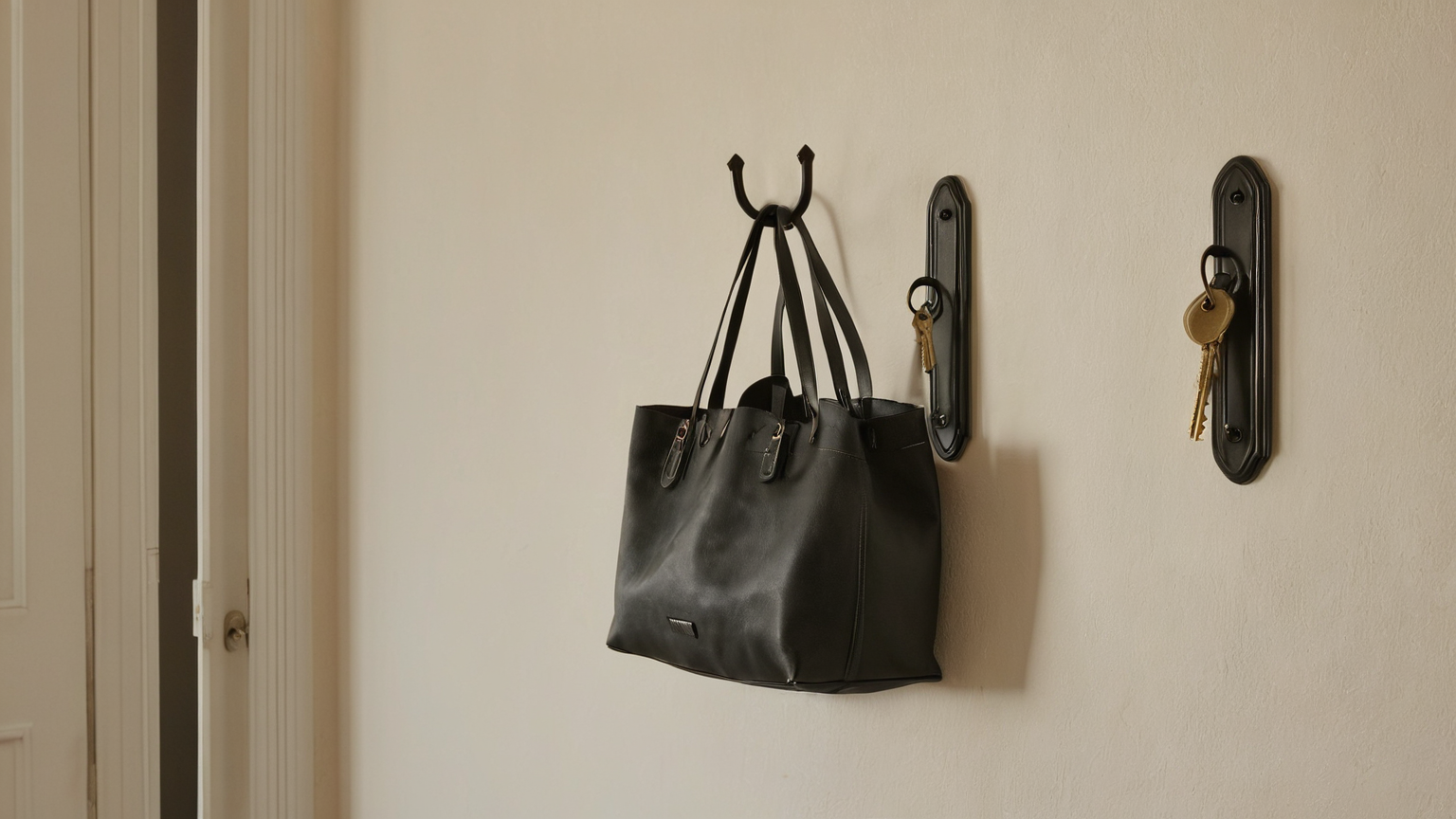 No drill hooks for light entry items