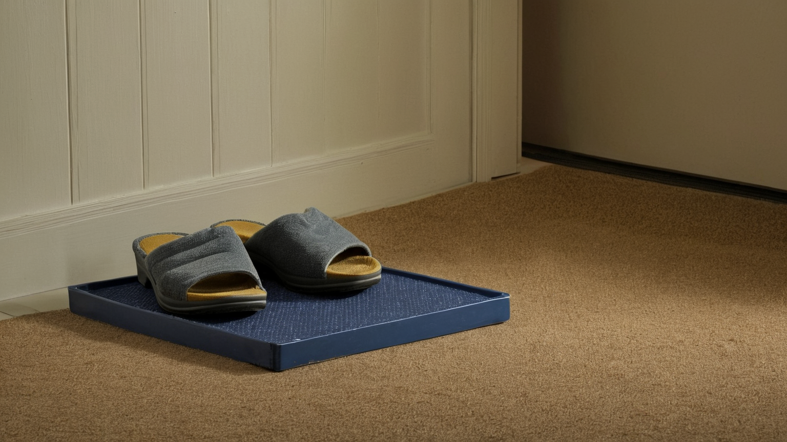 Emergency tray by the door