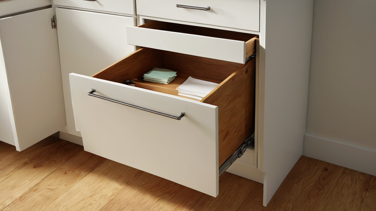 Mail sorting tray and shred box