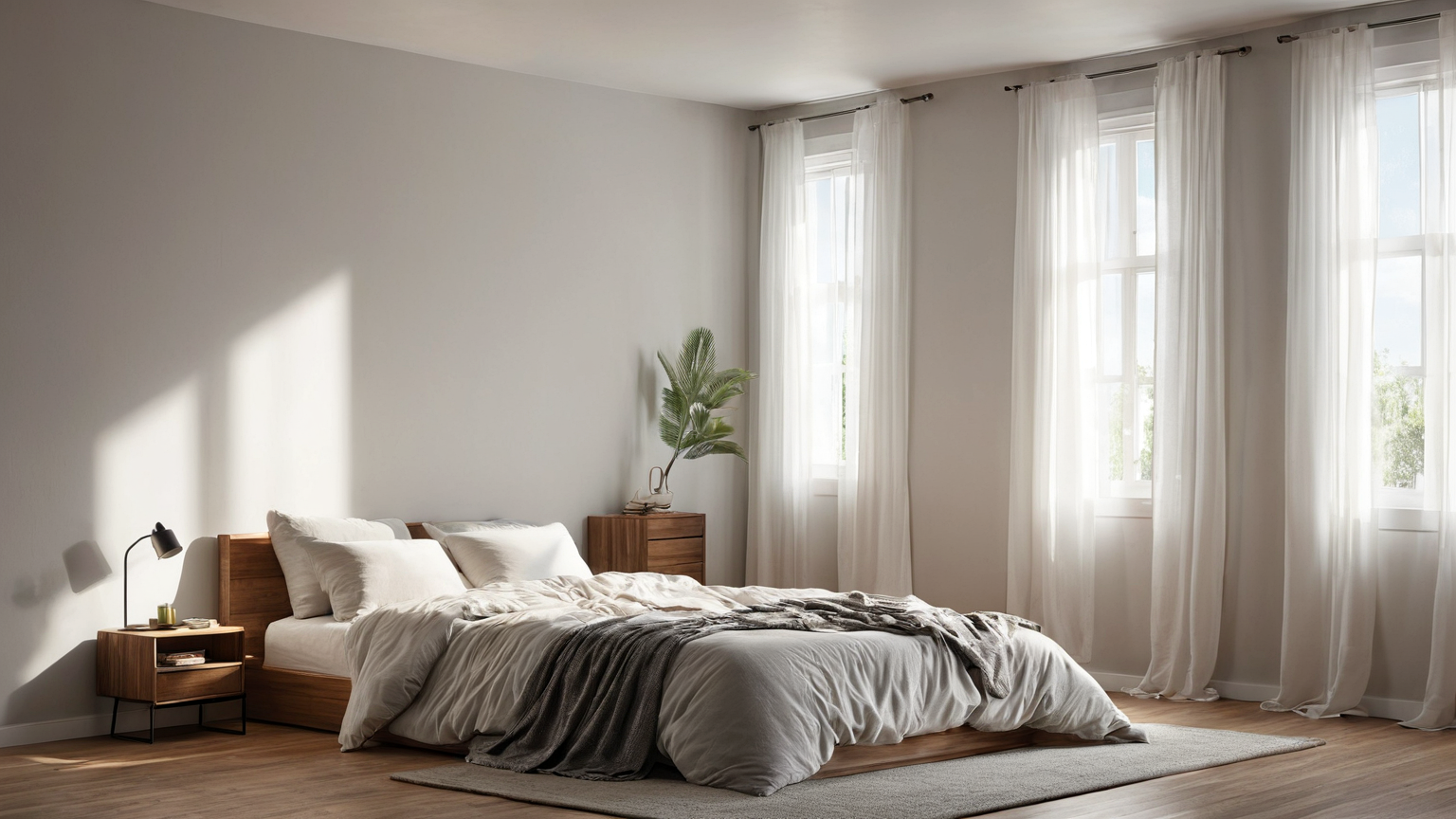Summer Bedroom Cooling Layout for Renters: Curtains, Fans, and Clear Paths