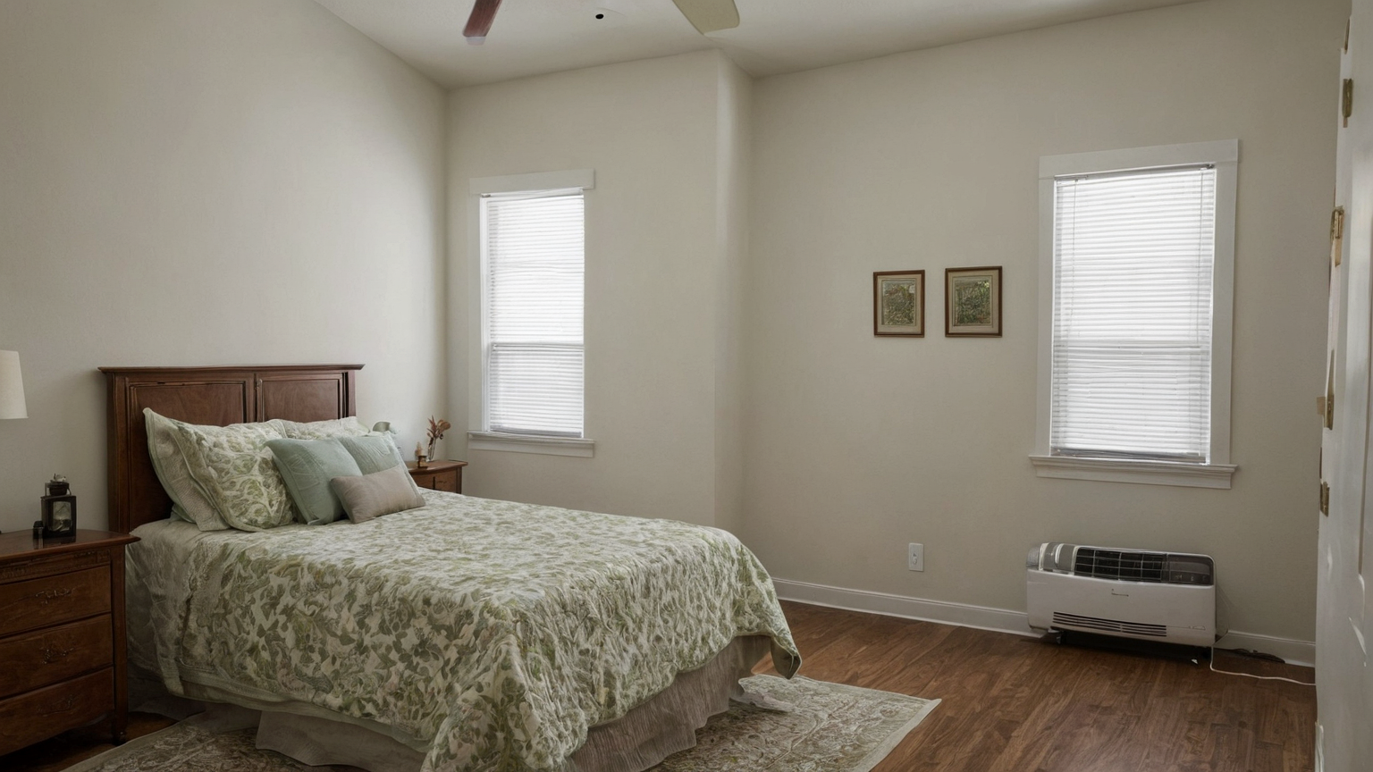 Compact room airflow plan
