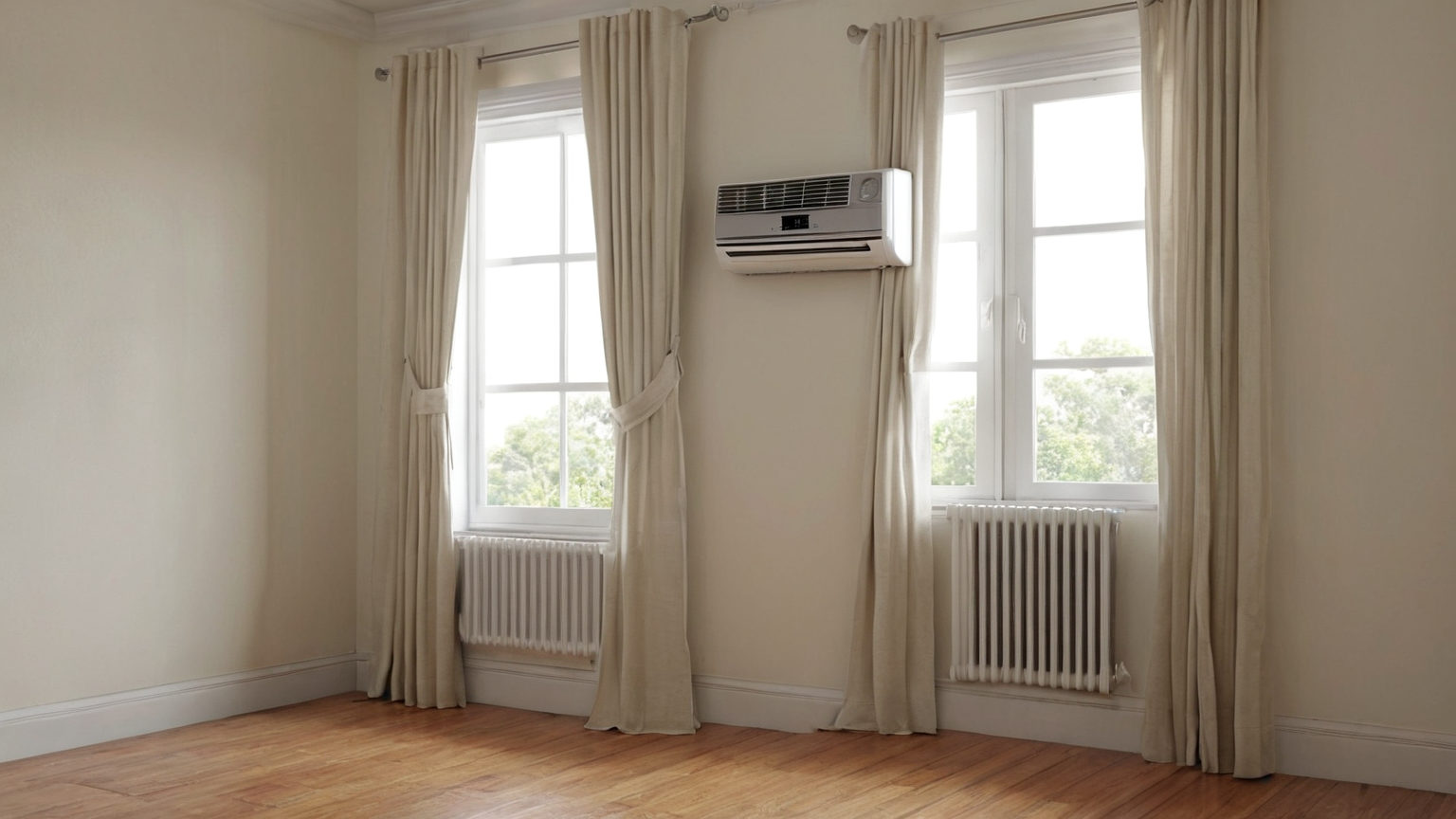 Window AC small apartment layout